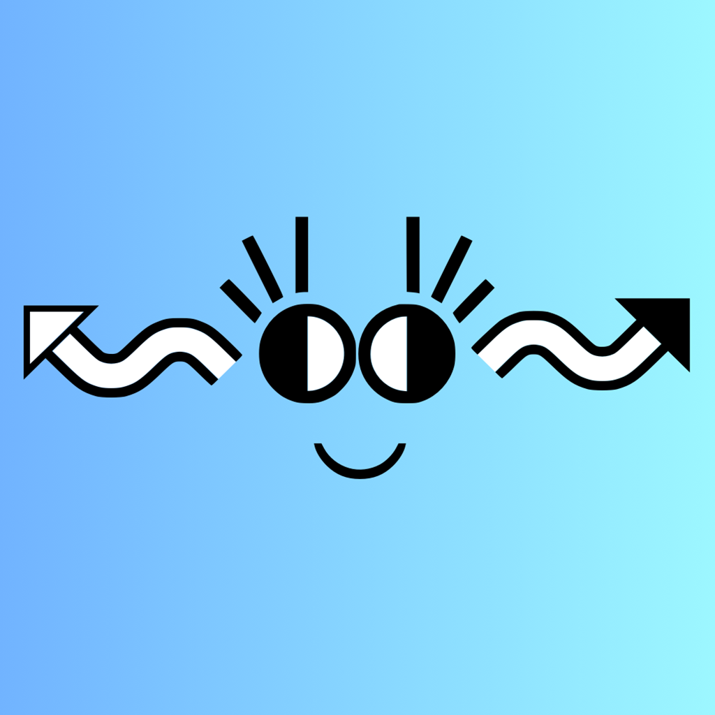 Image of 'Typing Signs' on iPhone, with stickers of common signs, and fingerspelled messages in the Gallaudet font.